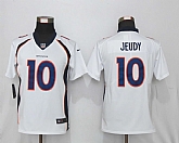 Women Nike Denver Broncos 10 Jeudy Nike White Alternate Vapor Untouchable Limited Jersey,baseball caps,new era cap wholesale,wholesale hats